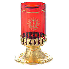 Lampe Sanctuaire porte-verre en laiton