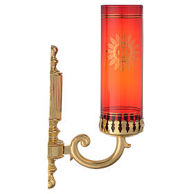 Blessed Sacrament wall lamp decorated with stripes s3
