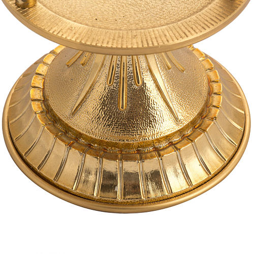 Blessed Sacrament lamp in gold-plated brass 2