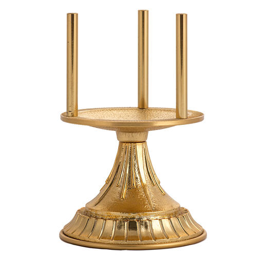 Blessed Sacrament lamp in gold-plated brass 3