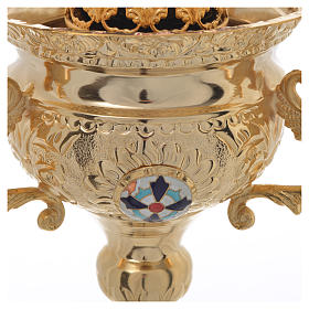 Orthodoxe Lampe aus Messing 15x15cm s4