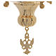 Blessed Sacrament Orthodox lamp 15x15cm s5