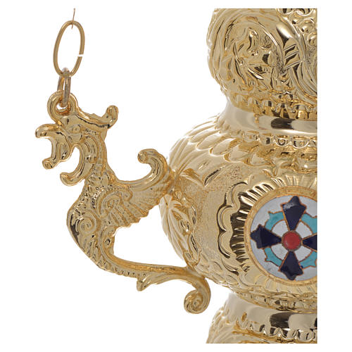 Orthodoxe Lampe aus Messing 19x9cm 3