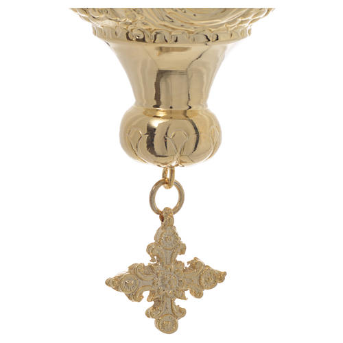Orthodoxe Lampe aus Messing 19x9cm 5