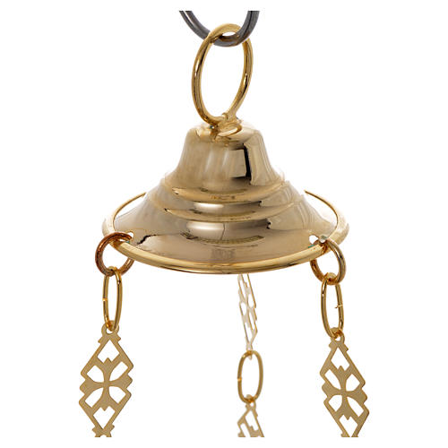 Orthodoxe Lampe aus Messing 19x9cm 7