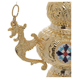 Lampe de Très-Saint-Sacrement orthodoxe 19x9 cm s3