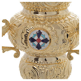 Lampe de Très-Saint-Sacrement orthodoxe 19x9 cm s4