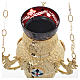 Blessed Sacrament Orthodox lamp 19x9cm s6