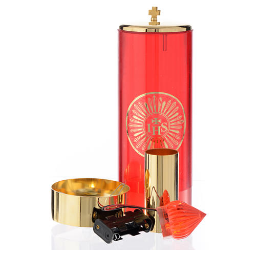 Replacement for battery Blessed Sacrament lantern, top part 8cm diameter 2