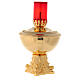 Liquid wax lamp for the Blessed Sacrament, 23cm tall s1
