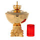 Liquid wax lamp for the Blessed Sacrament, 23cm tall s3