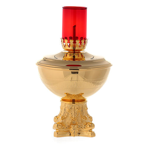 Liquid wax lamp for the Blessed Sacrament, 23cm tall 2