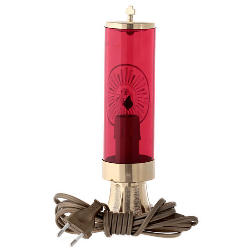 Lampada Dorata Elettrica Per Santissimo Diametro Cm 10 - Presbiterio Padova