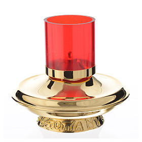 Lamparinas Santíssimo: Lâmpada de cera líquida para o Santíssimo h 17 cm