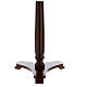 Candlestick for Blessed Sacrament in walnut wood s5