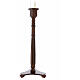 Candlestick for Blessed Sacrament in walnut wood s6