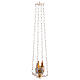 Lampada a sospensione ottone fuso San Cristoforo s4