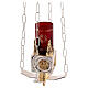 Lampada a sospensione ottone fuso San Cristoforo s6