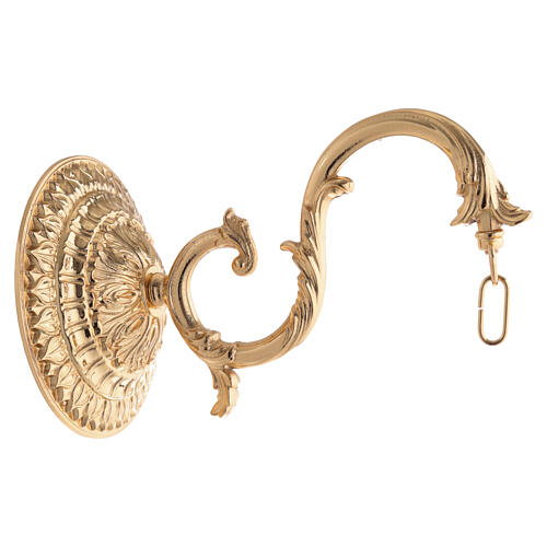 Lampadaire à suspendre style baroque laiton doré 13