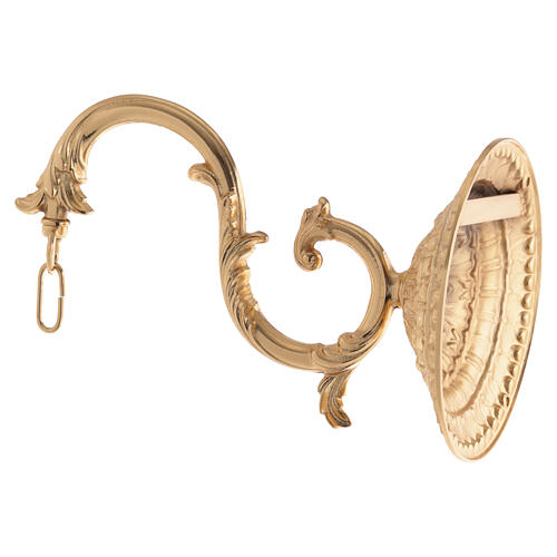 Lampadaire à suspendre style baroque laiton doré 15