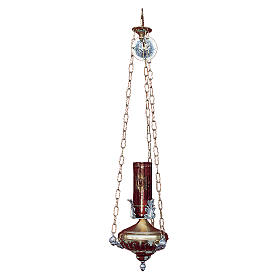 Lampes de Sanctuaire: Lampe à suspendre Sanctuaire 14 cm laiton anges Lampes de Sanctuaire: Lampe à suspendre Sanctuaire 14 cm laiton anges