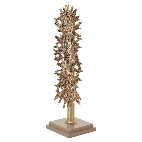 Lámpara de pie Santísimo Cristo resucitado latón dorado 7