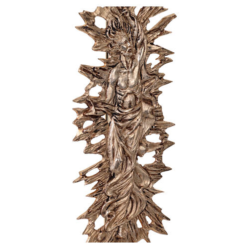 Lámpara de pie Santísimo Cristo resucitado latón dorado 10