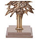 Lampe tige Saint-Sacrement Christ ressuscité laiton doré s9