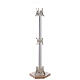 Candlestick for Blessed Sacrament Lamp in brass 110cm s1