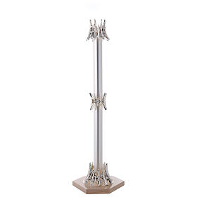 Candlestick for Blessed Sacrament Lamp in brass 110cm