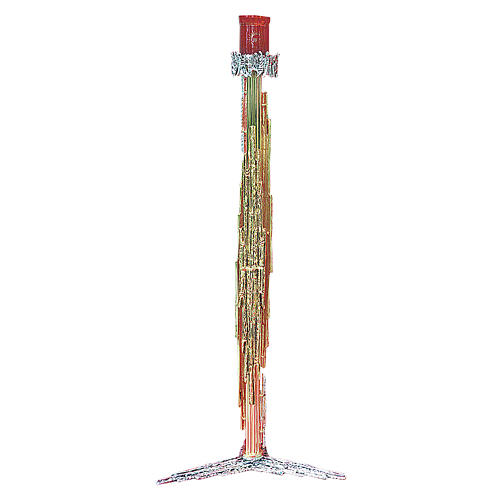 Lámpara para el Santísimo 112 cm latón plata oro 1