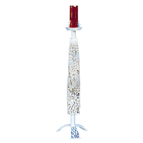 Lâmpada Santíssimo 110 cm em latão prateado 2