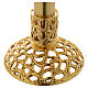 Blessed Sacrament Lamp in gold plated brass s3