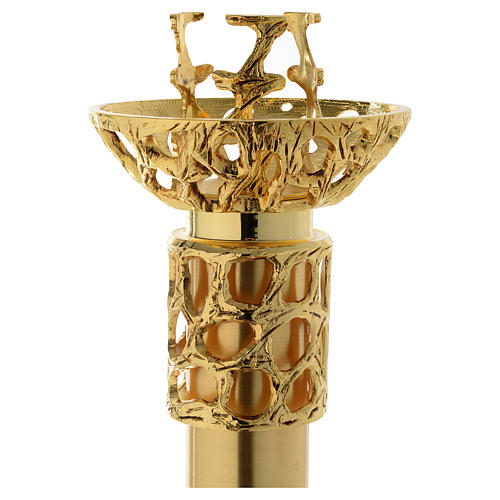 Lámpara para el Santísimo 110 cm latón dorado 2