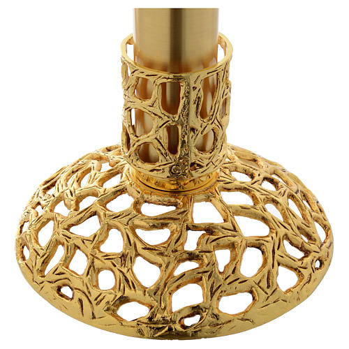 Blessed Sacrament Lamp in gold plated brass 3
