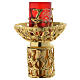 Blessed Sacrament Lamp in gold plated brass s4