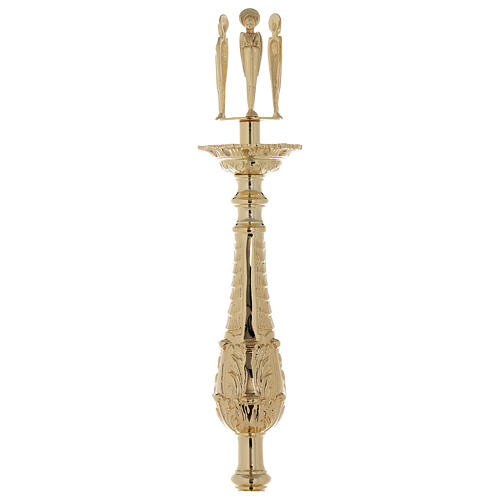 Wieczna lampka odlew mosiądzu złoto 24k model barokowy bogato zdobiony 2
