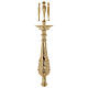 Wieczna lampka odlew mosiądzu złoto 24k model barokowy bogato zdobiony s2