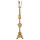 Wieczna lampka odlew mosiądzu złoto 24k model barokowy bogato zdobiony s8
