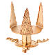 Lamp for the Blessed Sacrament in golden cast brass 11cm s5