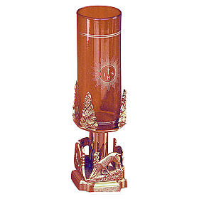 Ewiges Licht: Lampen und Zubehöre: Ewiglicht Ständer Messing Rothirschen 20cm Ewiges Licht: Lampen und Zubehöre: Ewiglicht Ständer Messing Rothirschen 20cm