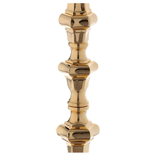 Candle holder for Tabernacle baroque style, golden 110 cm 3