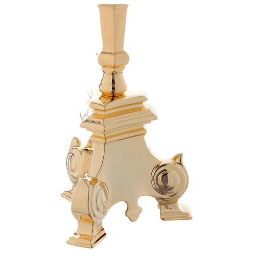 Candle holder for Tabernacle baroque style, golden 110 cm 4