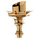 Baroque gold plated candlestick for Sanctuary lamp 43 in s2