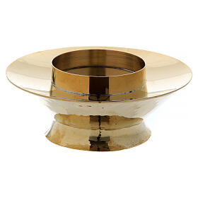Eucharistic lamp for the Blessed Sacrament mod. Vitrum brass glass