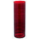 IHS red glass candle holder  s3