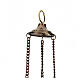 Lamp for the Holy Sacrament made of bronze-coloured brass 15 cm s5