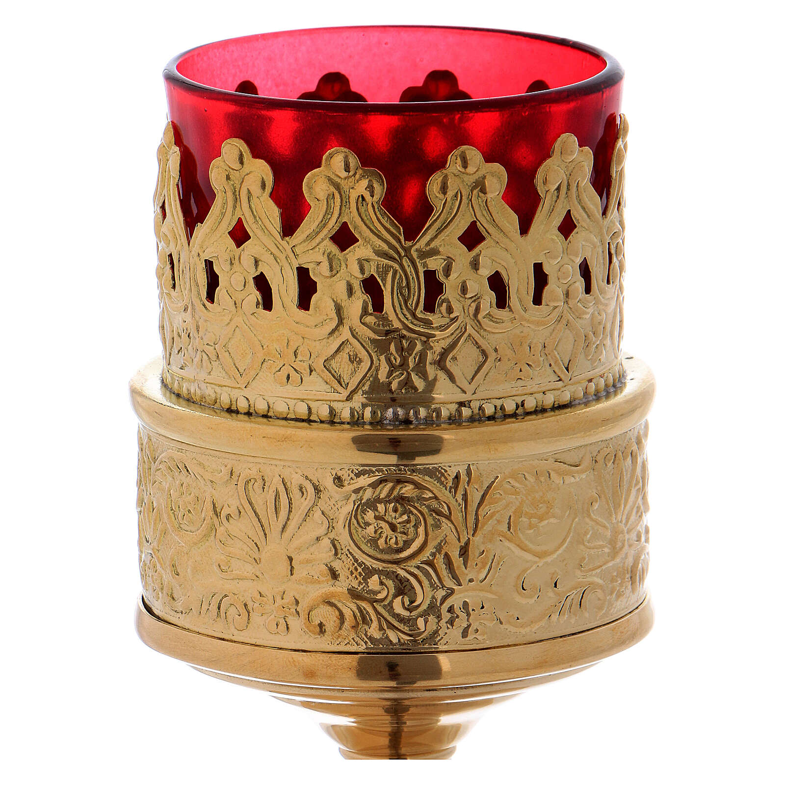 Freestanding Sanctuary lamp with base in gold plated brass online