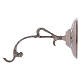 Sanctuary lamp wall bracket in silver-plated brass s1