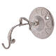 Sanctuary lamp wall bracket in silver-plated brass s2